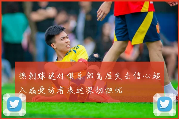热刺球迷对俱乐部高层失去信心超八成受访者表达深切担忧